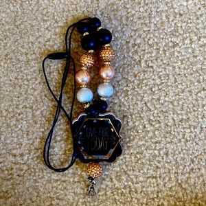 Beautiful beaded neck lanyard